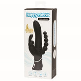 Happy Rabbit Triple Curve Rechargeable Rabbit Vibrator Black with Triple Motor and 21 Vibration Modes VIBRATORS-RABBIT-MULTI